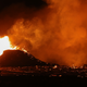 Lava erupts from a fissure in Leilani Estates on May 23rd, 2018.